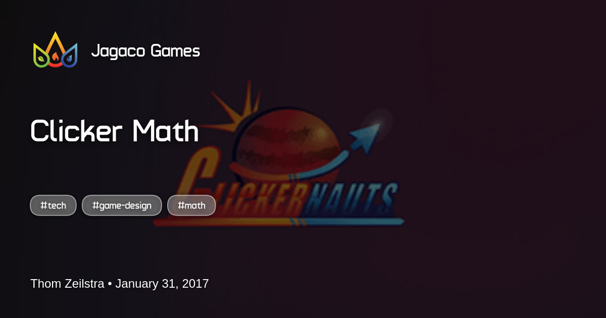 Clicker Math | Jagaco Games